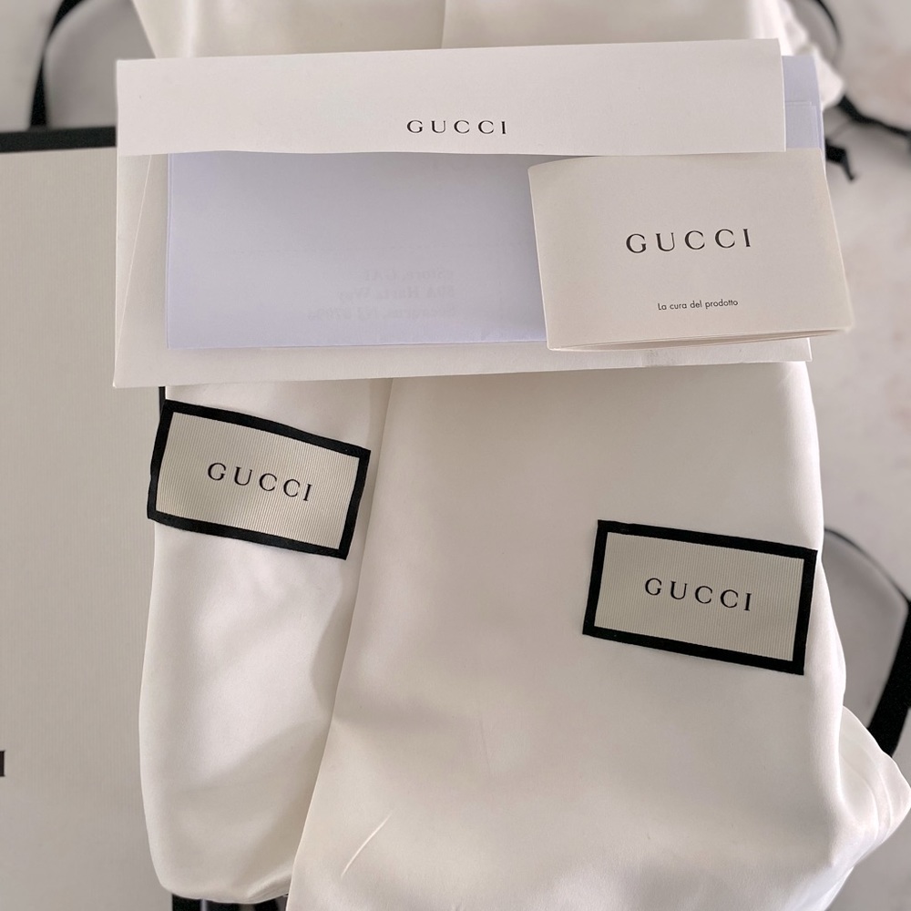 Gucci leather espadrille slides - Picture 10 of 10